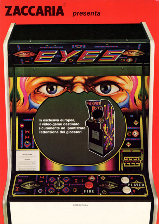 Eyes (bootleg set 2, decrypted) [Bootleg] Arcade Game Cover